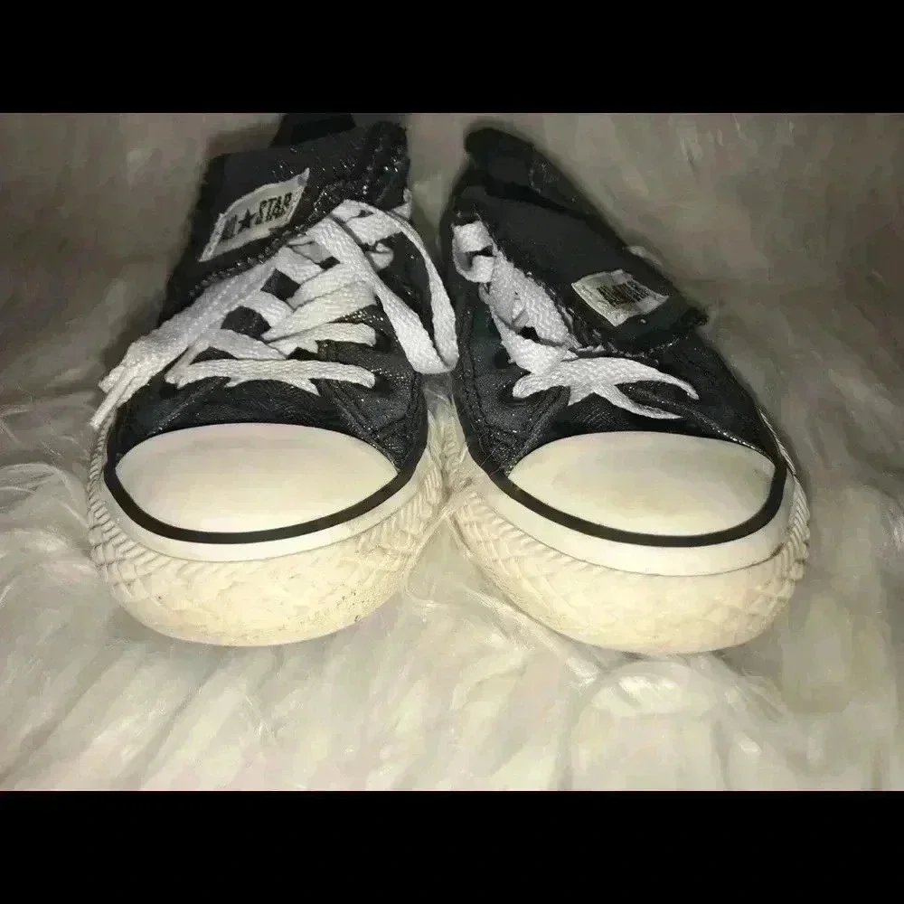 CONVERSE ALL STAR NAVY/SILVER SIZE 13